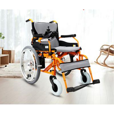 China Remote Control Foldable Acceleration And Deceleration Electric Wheelchair W.I for sale