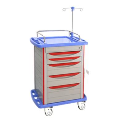 China Modern Luxury ABS Hospital Medicine Trolley Medical Trolley klr054-Medical Equipment And Emergency Trolley for sale