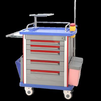 China Modern Medical Cart KL-ET850 Hospital Crash Cart Medical Trolley for sale