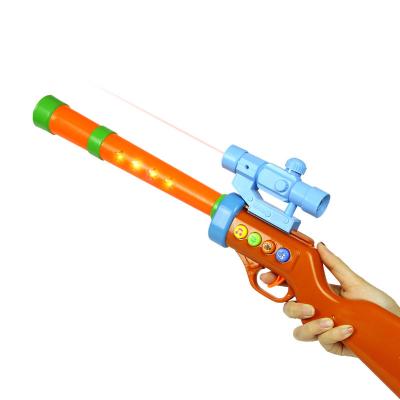 China Plastic Electronic Toy ChuangFa Carry Props Boys Shooting Super Game Kids Flash Light Electric Toy Gun for sale