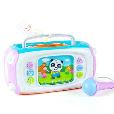 China Chuangfa plastic toys - cartoon radio with light and sound and music, baby education toys, early learning interactive toys toys for babay for sale