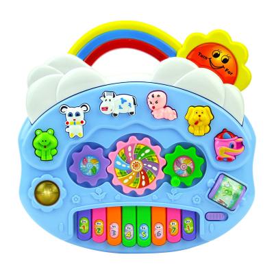 China Musical Instruments Baby Toys Baby Educational Piano Organ Piano Home Cartoon ChuangFa Keyboard Musical Toy with 8 Keys for sale