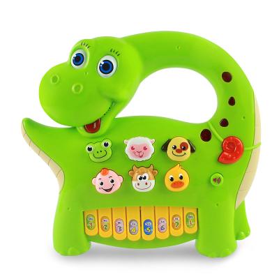 China Piano Dinosaur Cartoon ChuangFa Keyboard Musical Toy Baby Educational Organ Electric Piano Musical Instruments Toys for sale