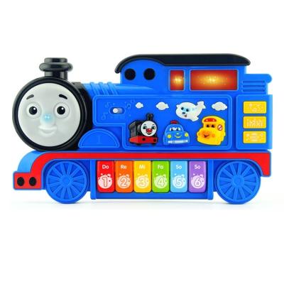 China Organ Educational Electric Piano Baby Toys Musical Instruments Piano Train Cartoon ChuangFa Keyboard Musical Toy for sale