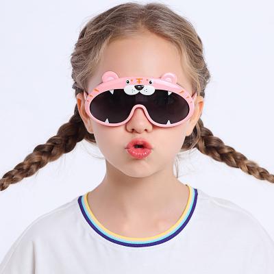 China Fashion sunglasses 2022 special sale cute cartoon tiger sunglasses wholesale boys girl sunglasses for kids children for sale