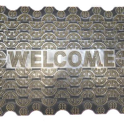 China Welcome Floor Non-slip Funny Suitable Business Customized Irregular Door Mat For Outdoor Front for sale