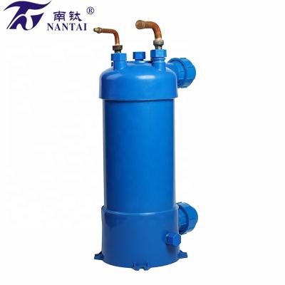 China RV High Efficiency Marine Condenser Titanium Twisted Tubel Heat Exchanger for sale