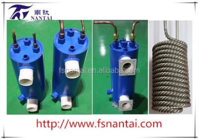 China Heating And Cooling New Type PVC Shell And Titanium Corrugated Tube Heat Exchanger for sale