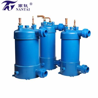 China PVC Mariculture Residential-Pool-Heat-Pump and Tube Titanium Shell Heat Exchanger Resist Harsh Swimming Pool Chemicals and Corrosion for sale