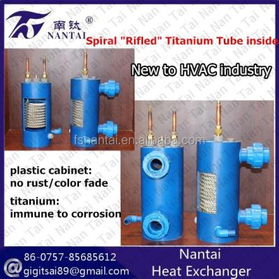 China Heating And Cooling Salt Water Cooled Water Cooled Condenser Heat Exchanger Price for sale