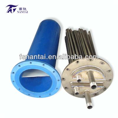 China Heating and Cooling Heating Cooling Tubulated Straight Tube in PVC Shell Heat Plastic Tube Heat Exchanger for sale