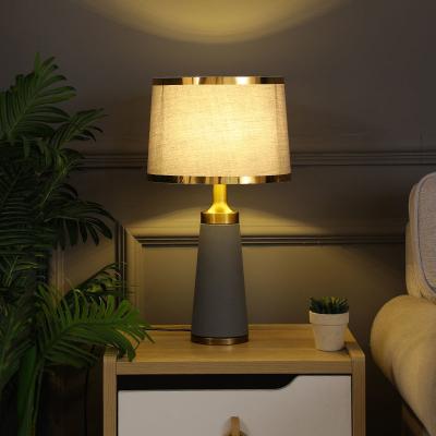 China Nordic modern minimalist eye protection bedside marble table lamp living room bedroom study room table lighting fixture restaurant cafe desk lamp for sale