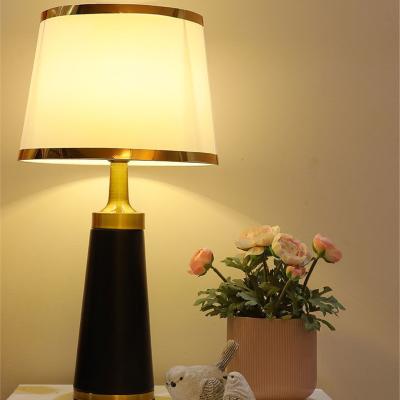 China Post-modern decorative desk lamp bedside personality lamp retro bedroom living room creative marble villa Nordic luxury decorative eye protection desk lamp for sale