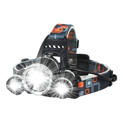 China Outdoor Activity Powerful Rechargeable High Lumen Light Waterproof Led Headlight for sale