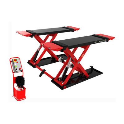 China Cheap Price Mid Rising Automotive Scissor Lift Car Hoist Bridge 220v zu verkaufen