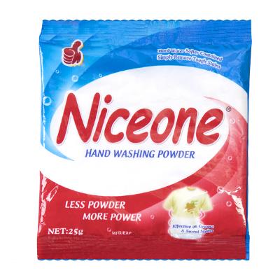 China Travel Disposable Daily Quick Clean Private Label Niceone Mild Detergent Washing Powder for sale