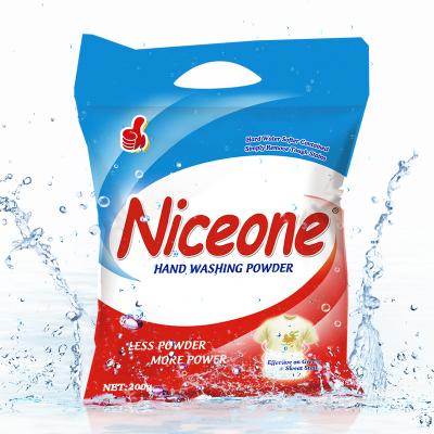 China Niceone Disposable Home Small Sachet Active Laundry Detergent Washing Powder for sale