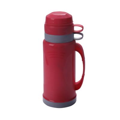 China Niceone Small PORTABLE Two Cup Colorful Dewar Insulated Double Wall Vacuum Flask 1 Liter for sale