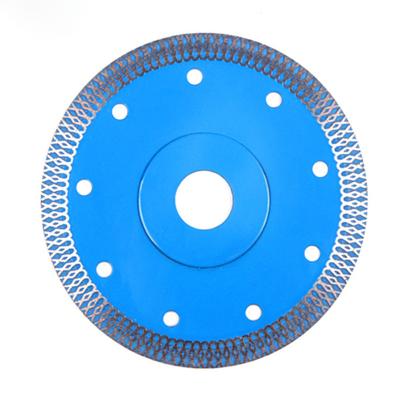 China Inch Ceramic/Porcelain/Granite/Marble/Quartz Tile 7 X Continuous Chipboard Mesh Turbo Diamond Saw Blade For Tile Marble for sale