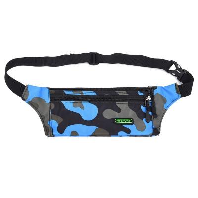 China Fashion Comouflage Fanny Pack Travel Bum Bag Kids Girls Boys Money Hold Belt Vacation Walking Pouch for sale