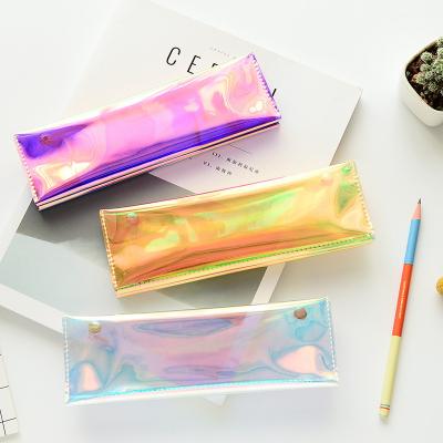 China Fashion Clear PVC Fashion Travel Holographic Makeup Cosmetic Bag Organizer for sale