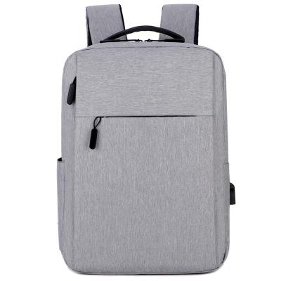 China With Custom Logo OEM Logo USB Travel Canvas USB Backpack Management Laptop Computer Bag Outdoor USB Backpack for sale