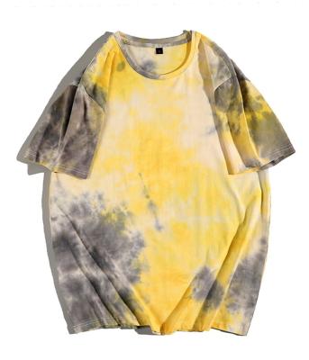 China Breathable Gulidd OEM and ODM Summer Short Sleeve Blank Tie Dye Streetwear Wholesale T-Shirt for Men for sale