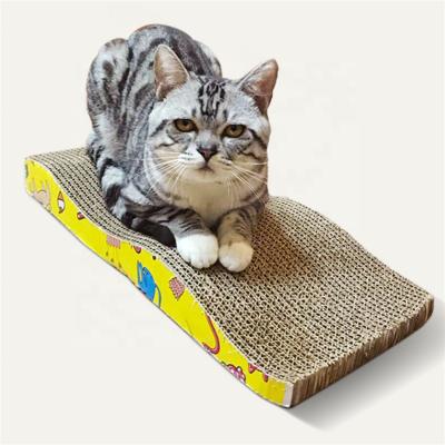 China Wholesale Viable Cat Toys Corrugated Cat Scratchers with Catnip for sale