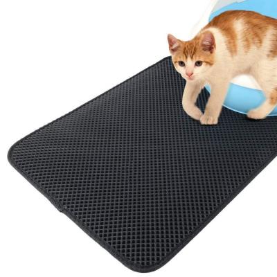 China Sustainable Cat Litter Pad Cat Cage Kennel Mat Double-Layer Non-Slip Pet Mat for sale