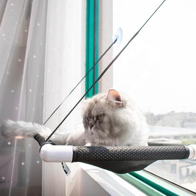 China Breathable Nest Pet Cat Hammock Breathable Hanging Nest Cat Bed Suction Cup Hanging for sale