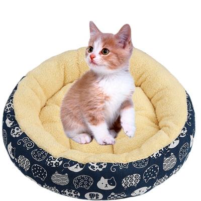 China Cat Nest Viable Multi-Color Dog Bed Warm Winter Cat Litter for sale