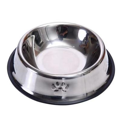 China Automatic Wholesale Cute Different Sizes Stainless Steel Pet Feeder Bowl for sale