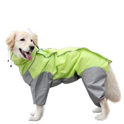 China 2021 New Viable Wholesale Pet Clothes Waterproof Dustproof Puppy Raincoat for sale