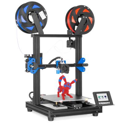 China Two color two color PS4 dual 3d printing consola maker PS4 dual color 3d printer XY-2 PRO-2E printer tronxy china maker for sale