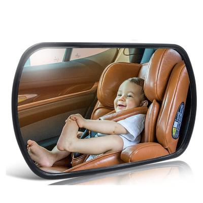 China Car Rearview Mirror Suction and Strap Baby Safety Rear View Mirror Shatterproof Seat Mirror for Baby in Car for sale