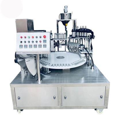 China CH-900 Automatic Rotary Food Filling Plastic Heat Seal Machine for sale