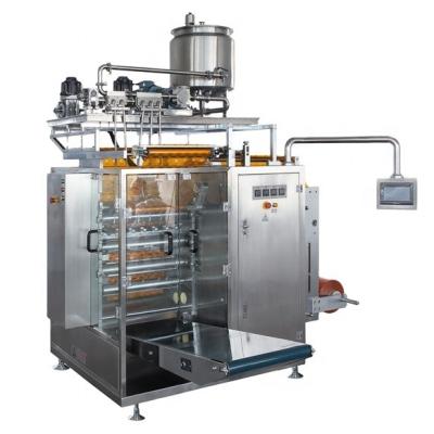 China GARMENT Multi Lane Sachet / Liquid Packaging Machine With Piston Weigher For Ketchup for sale