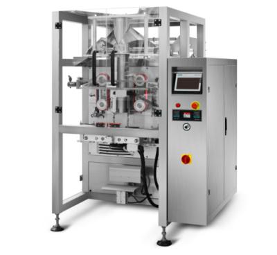 China This plant is design for 480C potato chips packing vertical type packaging machine with piston measuring system and optional elevator for sale