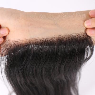 China Wholesale 4x4 5x5 Virgin Silky Straight Wave Cuticle Aligned Human Hair Hd Thin Swiss Lace Frontal Closure for sale