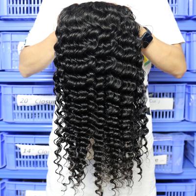 China Silky Straight Loose Deep Wave 30 Frontal Wig 40 Inch Curly Hair Wigs For Women Color Wet And Wavy Hd Full Water Wave Lace Closure Wig for sale