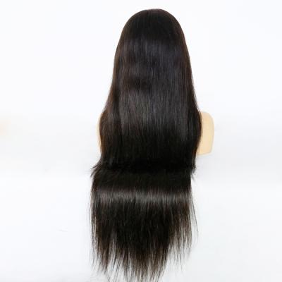 China Silky Straight Bleached Knot Brazilian Virgin Hair Headband Wigs 180 Density Transparent Lace Cuticle Aligned Hair Wigs for sale