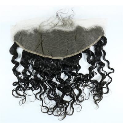 China Regular Wave Wet And Wavy Cuticle Aligned Unprocessed Raw Indian Hair Deep Wavy Brown Transparent Lace Headbands for sale