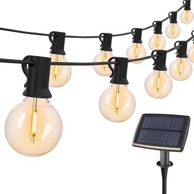 China IP65 Quality Good Solar Garden LED String Lights Outdoor Waterproof S14 G40 String Light Outdoor Bulb for sale