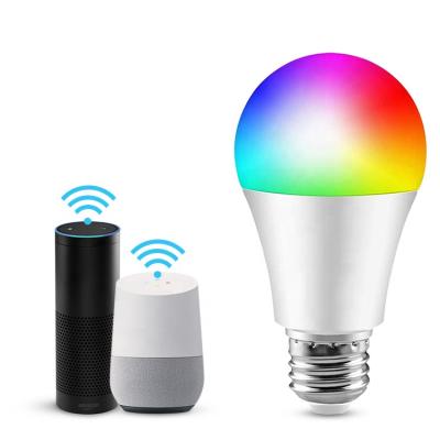 China Tuya 9W 800LM E27 E26 A60 Smart LED Light Bulb Residential Smart LED Light Bulb Multicolor App Control with Alexa Google Home for sale