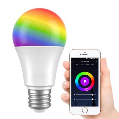 China High Brightness Intelligence 10W E26 E27 AC100-240V RGB+2700-6000K WiFi Smart LED Light Bulb Home Works With Alexa for sale