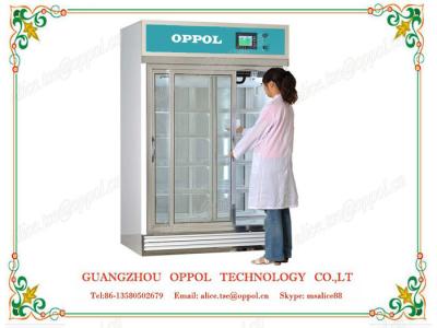 China OP-1007 Hospital Medicine Storage Interior Fan Auto Defrost Display Freezer for sale