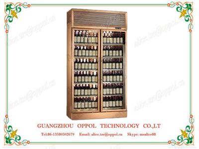 China OP-411 Fan Cooling System Digital Buttons Microcomputer Control Panel Wine Cooler for sale