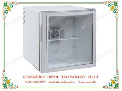 China OP-606 Auto-Defrost Single Glass Door 220 Volt 60 Rated Power Hotel Mini Fridges for sale