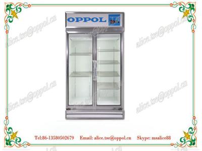 China OP-1009 OPPOL Brand Temperature Digital Shown Freezer , Drugstore Display Freezer for sale