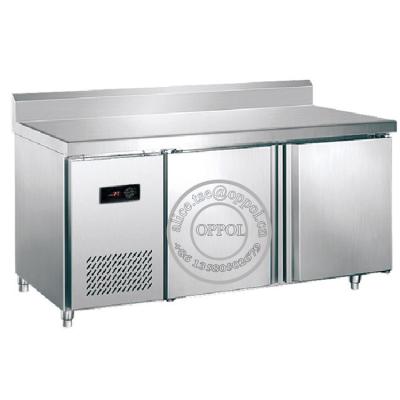 China OP-A606 Triple Stainless Steel Doors Workbench Chest Freezer for sale